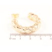 Серьги Xuping Позолота 18K пусеты Объемные дуги с узором фото №2 Серьги Xuping Позолота 18K пусеты Объемные дуги с узором фото №2