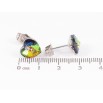 Сережки Xuping колір Родій з кристалами Swarovski пусети «Сердечка Vitrail Medium» фото №2 Сережки Xuping колір Родій з кристалами Swarovski пусети «Сердечка Vitrail Medium» фото №2