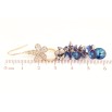 Серьги Xuping цвет 18К с кристаллами Swarovski французский замок Подвески с кристаллами Bermuda Blue фото №2 Серьги Xuping цвет 18К с кристаллами Swarovski французский замок Подвески с кристаллами Bermuda Blue фото №2
