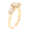 Каблучка Xuping Позолота 18K «Візерунок з кристалами» фото №2