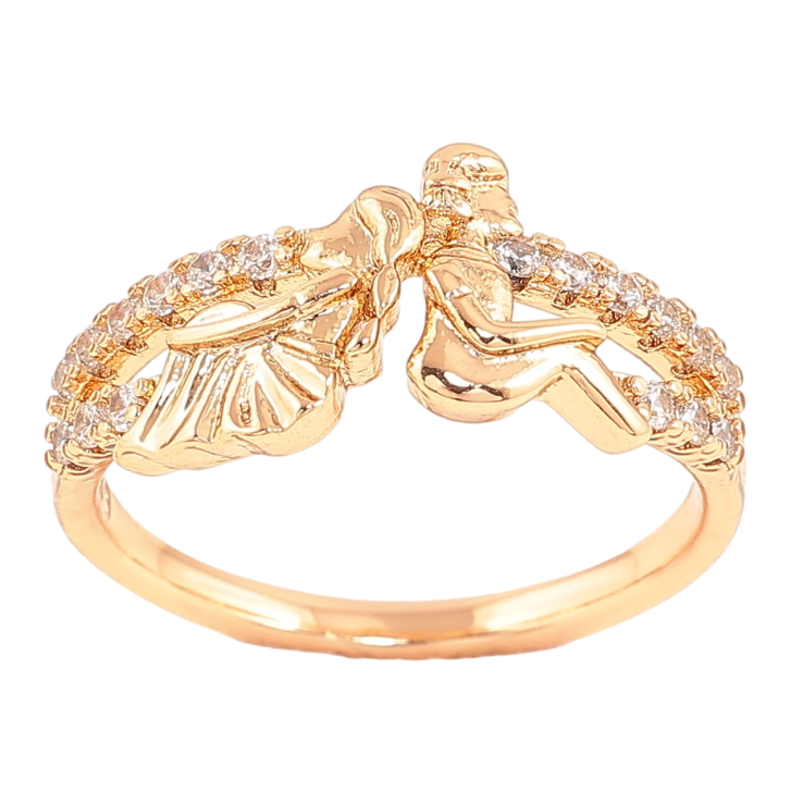 Каблучка Xuping Позолота 18K «Закохана пара» фото №12 Каблучка Xuping Позолота 18K «Закохана пара» фото №12