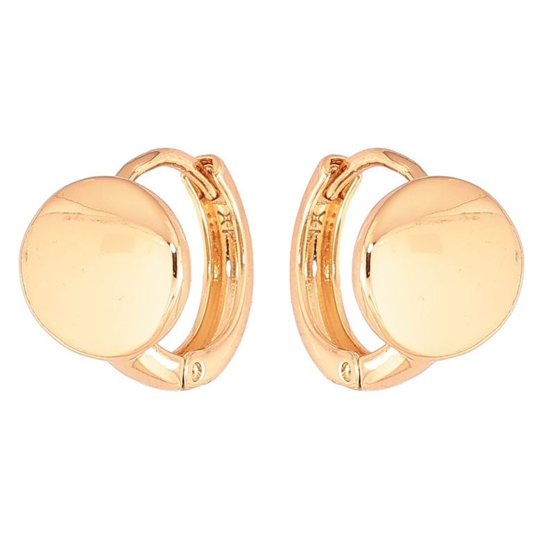 Сережки Xuping Позолота 18K колечка «Кола» фото №3 Сережки Xuping Позолота 18K колечка «Кола» фото №3