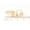 Серьги Xuping Позолота 18K французский замок Шарики на дужках ø 6мм фото №2 Серьги Xuping Позолота 18K французский замок Шарики на дужках ø 6мм фото №2
