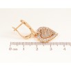 Серьги Xuping Позолота 18K английский замок Сердечки с инкрустацией кристаллами фото №2 Серьги Xuping Позолота 18K английский замок Сердечки с инкрустацией кристаллами фото №2