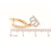 Серьги Xuping Позолота 18K английский замок Корона с инкрустацией кристаллами фото №2 Серьги Xuping Позолота 18K английский замок Корона с инкрустацией кристаллами фото №2