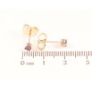 Серьги Xuping M&L Цвет 18K пусеты Сиреневые кристаллы в 4-х крапановой оправе ø 3мм фото №2 Серьги Xuping M&L Цвет 18K пусеты Сиреневые кристаллы в 4-х крапановой оправе ø 3мм фото №2