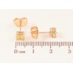 Серьги Xuping M&L Цвет 18K пусеты Желтые кристаллы в 4-х крапановой оправе 4х4мм фото №2 Серьги Xuping M&L Цвет 18K пусеты Желтые кристаллы в 4-х крапановой оправе 4х4мм фото №2