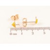 Серьги Xuping M&L Цвет 18K пусеты Зонтики с желтой эмалью фото №2 Серьги Xuping M&L Цвет 18K пусеты Зонтики с желтой эмалью фото №2