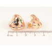 Серьги Xuping M&L Цвет 18K пусеты Сердечки с разноцветными кристаллами фото №2 Серьги Xuping M&L Цвет 18K пусеты Сердечки с разноцветными кристаллами фото №2