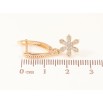 Серьги Xuping M&L Цвет 18K английский замок Снежинки с кристаллами фото №2