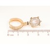 Серьги Xuping M&L Цвет 18K подвески на колечках Черепашки с кристаллами фото №2