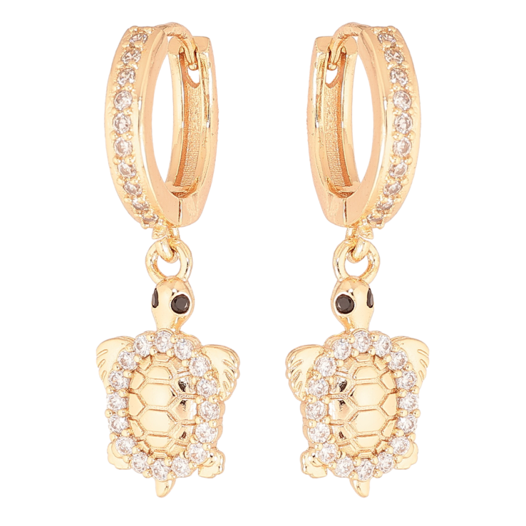 Серьги Xuping M&L Цвет 18K подвески на колечках Черепашки фото №25 Серьги Xuping M&L Цвет 18K подвески на колечках Черепашки фото №25