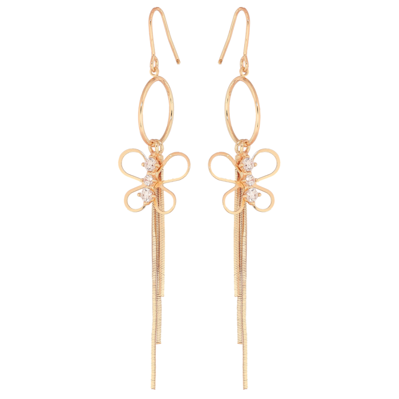 Серьги Xuping M&L Цвет 18K французский замок Декоративные подвески фото №1 Серьги Xuping M&L Цвет 18K французский замок Декоративные подвески фото №1