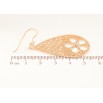 Серьги Xuping M&L Цвет 18K французский замок Ажурные подвески с цветочками фото №2 Серьги Xuping M&L Цвет 18K французский замок Ажурные подвески с цветочками фото №2