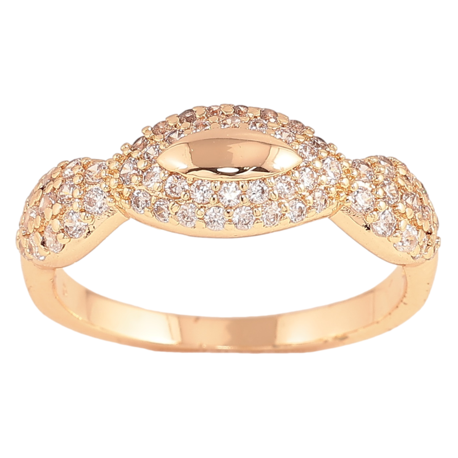 Кольцо Xuping M&L Цвет 18К Инкрустация кристаллами фото №1 Кольцо Xuping M&L Цвет 18К Инкрустация кристаллами фото №1