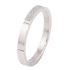 Каблучка Xuping TTM Stainless Steel Колір Родій Доріжка кристалів, шир. 2.5мм фото №2 Каблучка Xuping TTM Stainless Steel Колір Родій Доріжка кристалів, шир. 2.5мм фото №2