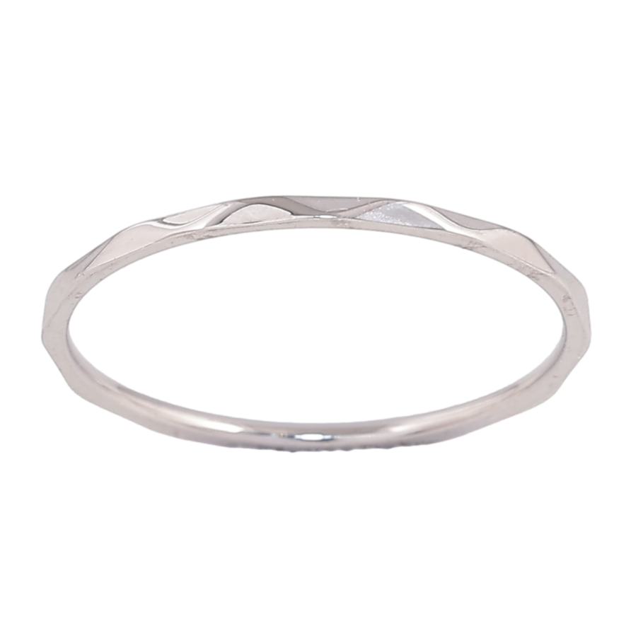 Кольцо Xuping TTM Stainless Steel Цвет Родий Тонкая шинка с узором фото №1 Кольцо Xuping TTM Stainless Steel Цвет Родий Тонкая шинка с узором фото №1