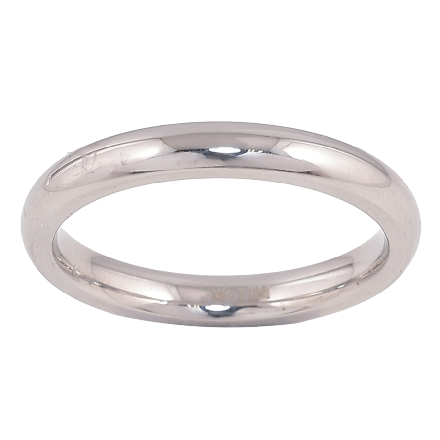 Кольцо Xuping TTM Stainless Steel Цвет Родий Обручальное Классика, шир. 3мм фото №1 Кольцо Xuping TTM Stainless Steel Цвет Родий Обручальное Классика, шир. 3мм фото №1