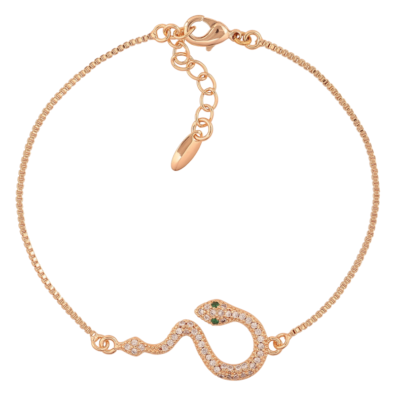 Браслет Xuping M&L Колір 18K «Змійка з кристалами» довжина з доп.ланцюжком 18-21см х 1мм фото №4 Браслет Xuping M&L Колір 18K «Змійка з кристалами» довжина з доп.ланцюжком 18-21см х 1мм фото №4