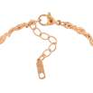 Браслет Xuping M&L Цвет 18K Узор с черно-белыми камнями» длинна с доп.цепочкой 18.5-21.5см х 3-5мм фото №2 Браслет Xuping M&L Цвет 18K Узор с черно-белыми камнями» длинна с доп.цепочкой 18.5-21.5см х 3-5мм фото №2