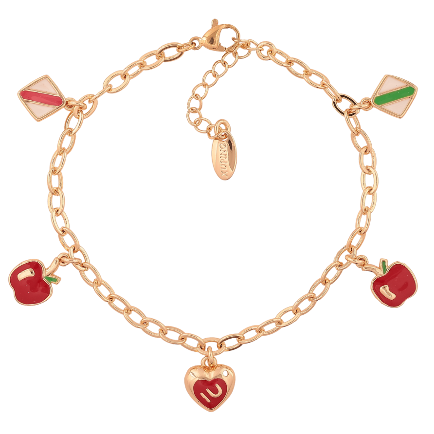 Браслет Xuping M&L Цвет 18K Цепочка Якорная с подвесками» длинна с доп.цепочкой 18.5-22см х 4мм фото №1 Браслет Xuping M&L Цвет 18K Цепочка Якорная с подвесками» длинна с доп.цепочкой 18.5-22см х 4мм фото №1
