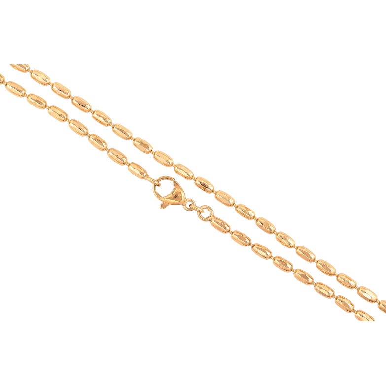 Ланцюжок Xuping Позолота 18K «Плетіння Перлина» довжина 45см х 2.5мм фото №1 Ланцюжок Xuping Позолота 18K «Плетіння Перлина» довжина 45см х 2.5мм фото №1
