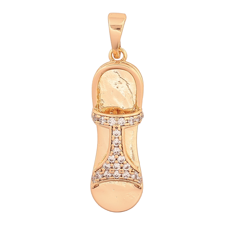 Кулон Xuping Позолота 18K «Босоніжка» для ланцюжка до 5мм фото №24 Кулон Xuping Позолота 18K «Босоніжка» для ланцюжка до 5мм фото №24