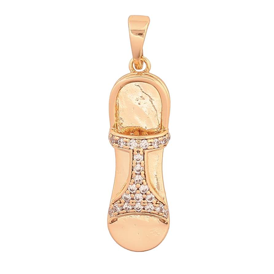 Кулон Xuping Позолота 18K «Босоніжка» для ланцюжка до 5мм фото №1