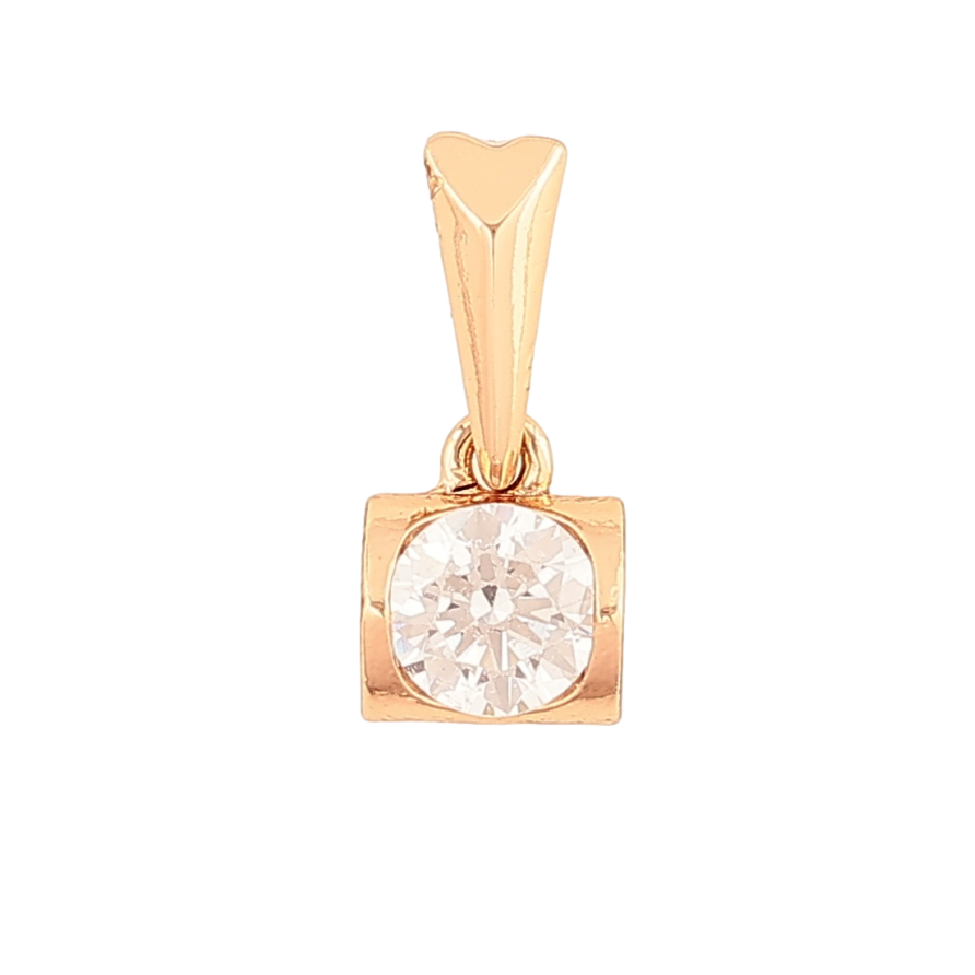 Кулон Xuping Позолота 18K «Кристал» для ланцюжка до 3мм фото №1 Кулон Xuping Позолота 18K «Кристал» для ланцюжка до 3мм фото №1