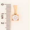 Кулон Xuping Позолота 18K «Кристал» для ланцюжка до 3мм фото №2 Кулон Xuping Позолота 18K «Кристал» для ланцюжка до 3мм фото №2