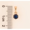 Кулон Xuping Позолота 18K Синий кристалл в 6-ти крапановой оправе, ø 5мм для цепочки до 5мм фото №2 Кулон Xuping Позолота 18K Синий кристалл в 6-ти крапановой оправе, ø 5мм для цепочки до 5мм фото №2