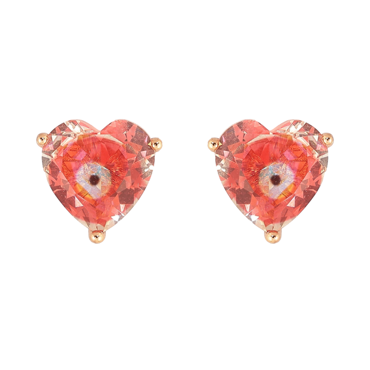 Серьги Xuping Позолота 18K пусеты Кристальные сердечки фото №8 Серьги Xuping Позолота 18K пусеты Кристальные сердечки фото №8