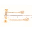 Серьги Xuping Позолота 18K пусеты Кристальные подвески 2 в 1 фото №3 Серьги Xuping Позолота 18K пусеты Кристальные подвески 2 в 1 фото №3