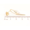 Серьги Xuping Позолота 18K пусеты Кристальные подвески фото №2 Серьги Xuping Позолота 18K пусеты Кристальные подвески фото №2