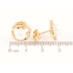 Серьги Xuping Позолота 18K пусеты Жемчужины в фигурной оправе фото №2 Серьги Xuping Позолота 18K пусеты Жемчужины в фигурной оправе фото №2