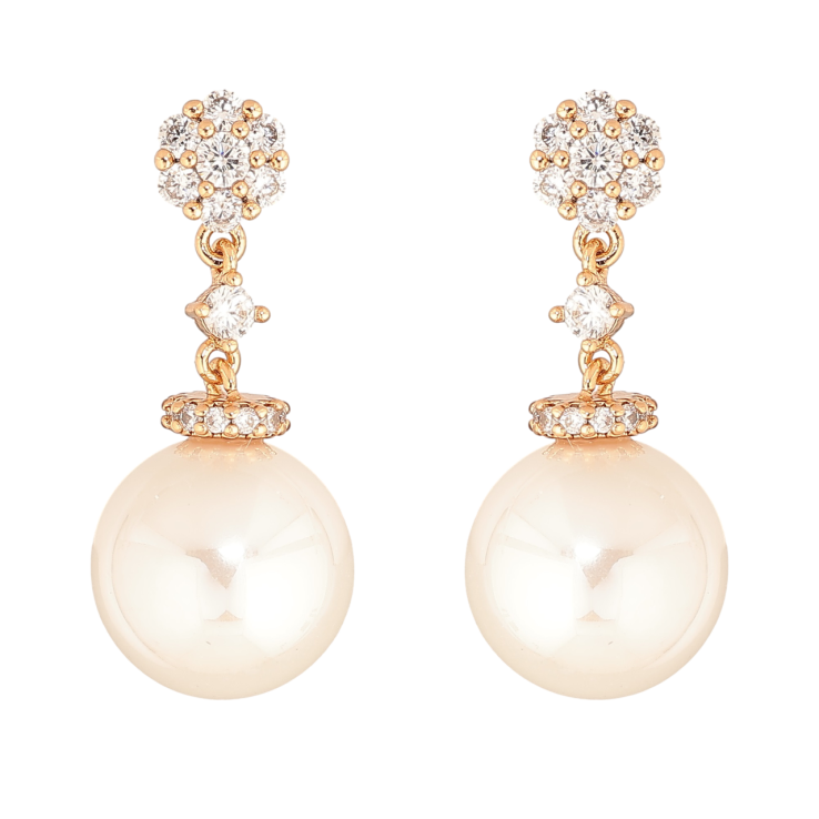 Серьги Xuping Позолота 18K пусеты Жемчужные подвески фото №16 Серьги Xuping Позолота 18K пусеты Жемчужные подвески фото №16