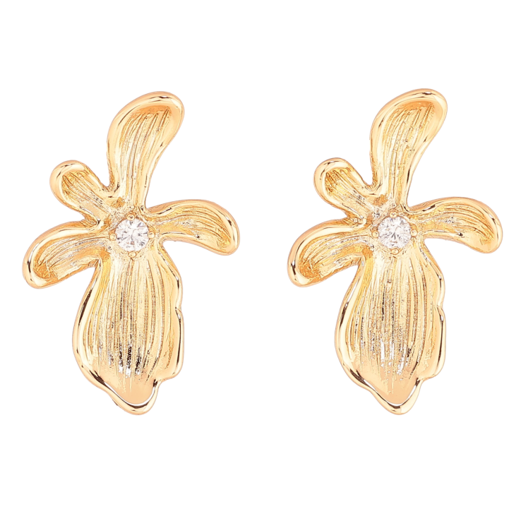 Серьги Xuping Позолота 18K пусеты Декоративные цветочки фото №16 Серьги Xuping Позолота 18K пусеты Декоративные цветочки фото №16