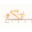 Серьги Xuping Позолота 18K пусеты Узор с кристаллом и жемчужиной фото №2 Серьги Xuping Позолота 18K пусеты Узор с кристаллом и жемчужиной фото №2