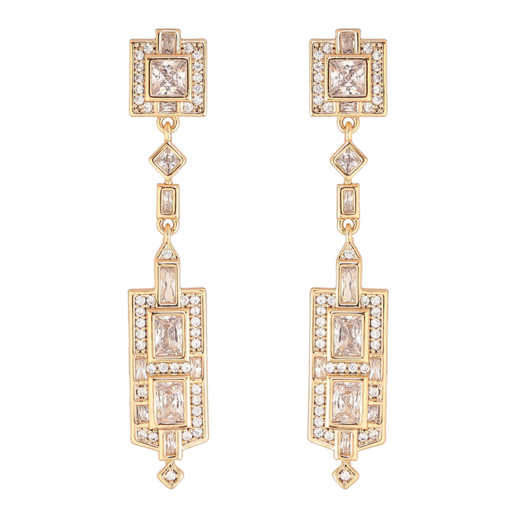 Серьги Xuping JEAN GOUJON Позолота 18K пусеты Подвески с инкрустацией кристаллами фото №10 Серьги Xuping JEAN GOUJON Позолота 18K пусеты Подвески с инкрустацией кристаллами фото №10