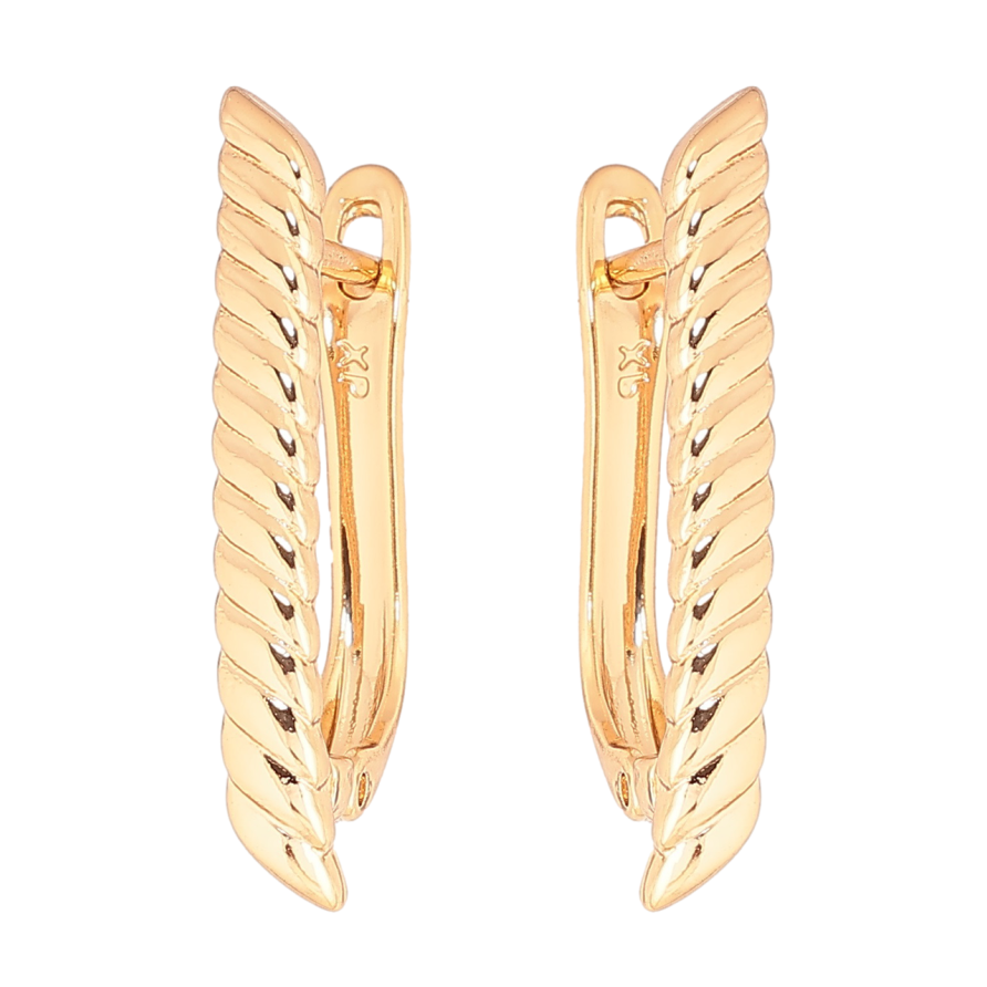 Серьги Xuping Позолота 18K английский замок Декоративный узор фото №1 Серьги Xuping Позолота 18K английский замок Декоративный узор фото №1