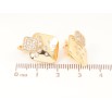 Серьги Xuping Позолота 18K английский замок Узор с инкрустацией кристаллами фото №2 Серьги Xuping Позолота 18K английский замок Узор с инкрустацией кристаллами фото №2