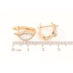 Серьги Xuping Позолота 18K английский замок Кристалл Маркиз в обрамлении фото №2 Серьги Xuping Позолота 18K английский замок Кристалл Маркиз в обрамлении фото №2