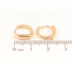 Серьги Xuping Позолота 18K колечки Декоративные фото №2 Серьги Xuping Позолота 18K колечки Декоративные фото №2