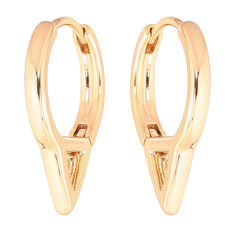 Сережки Xuping Позолота 18K колечка «Декоративні» фото №2 Сережки Xuping Позолота 18K колечка «Декоративні» фото №2