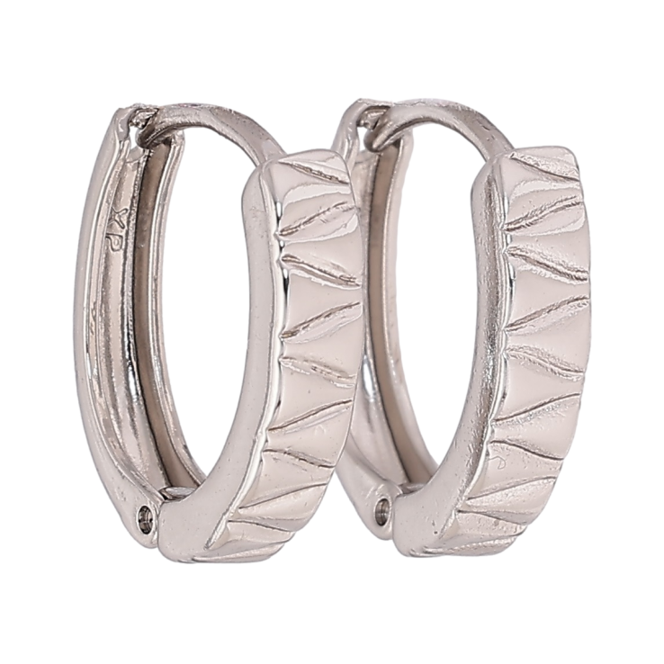 Серьги Xuping Родий колечки Декоративный узор на одну сторону фото №13 Серьги Xuping Родий колечки Декоративный узор на одну сторону фото №13