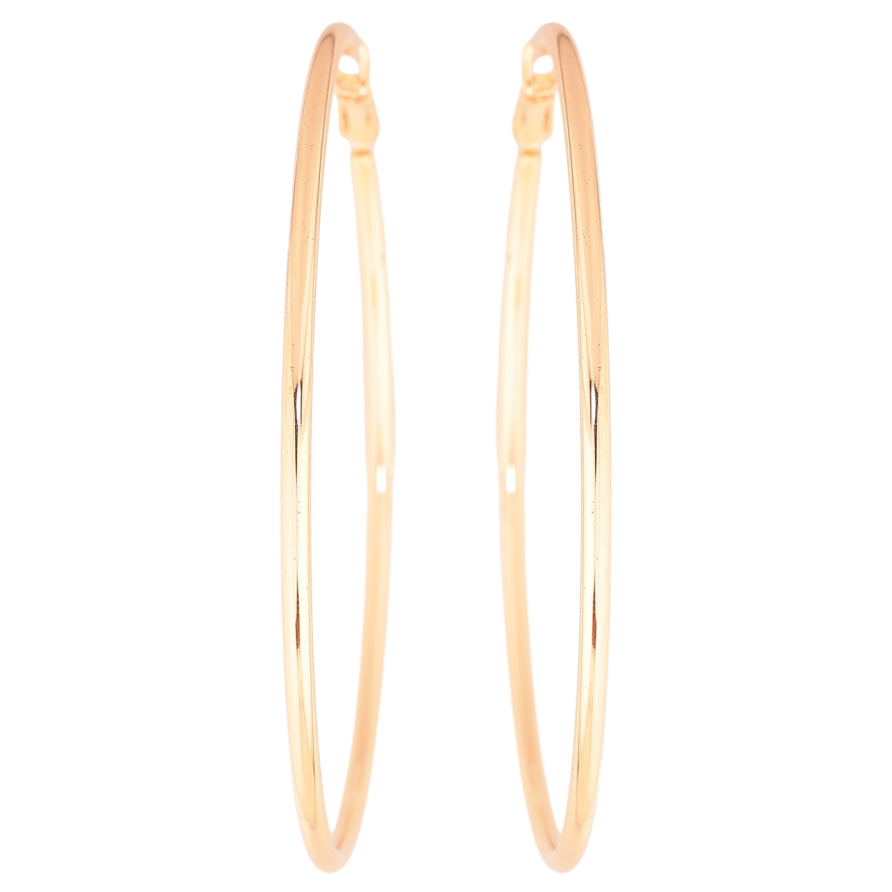 Серьги Xuping M&L Цвет 18K кольца (конго) Классика ø 6,5см фото №1 Серьги Xuping M&L Цвет 18K кольца (конго) Классика ø 6,5см фото №1