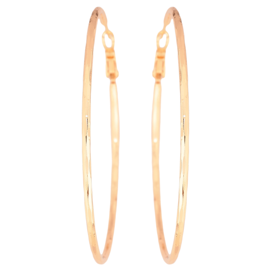 Серьги Xuping M&L Цвет 18K кольца (конго) Декоративный узор ø 6,5см фото №1