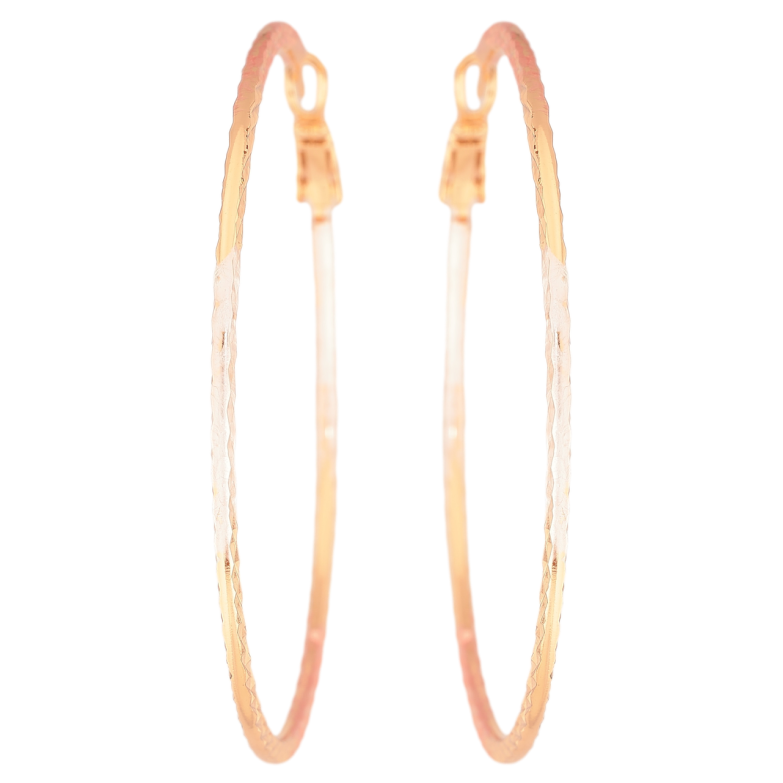 Сережки Xuping M&L Колір 18K кільця (конго) «Декоративний візерунок з емаллю» ø 5,8см фото №8 Сережки Xuping M&L Колір 18K кільця (конго) «Декоративний візерунок з емаллю» ø 5,8см фото №8