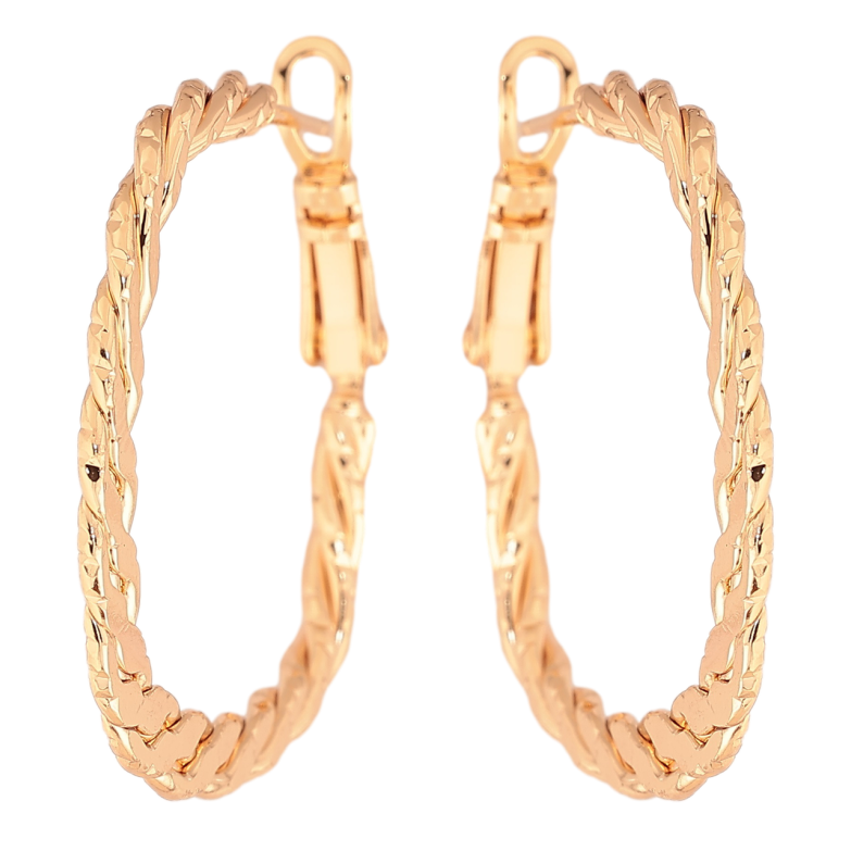 Сережки Xuping M&L Колір 18K італійський замок «Декоративні кільця» фото №10 Сережки Xuping M&L Колір 18K італійський замок «Декоративні кільця» фото №10