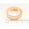 Сережки Xuping M&L Колір 18K колечка «Різьблений візерунок» фото №2 Сережки Xuping M&L Колір 18K колечка «Різьблений візерунок» фото №2